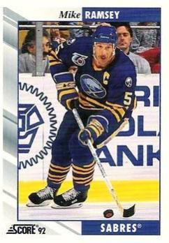 Mike Ramsey #28 Hockey Cards 1992 Score