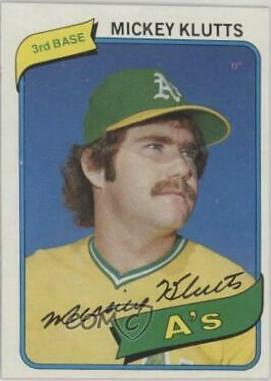 1980 Mickey Klutts #717