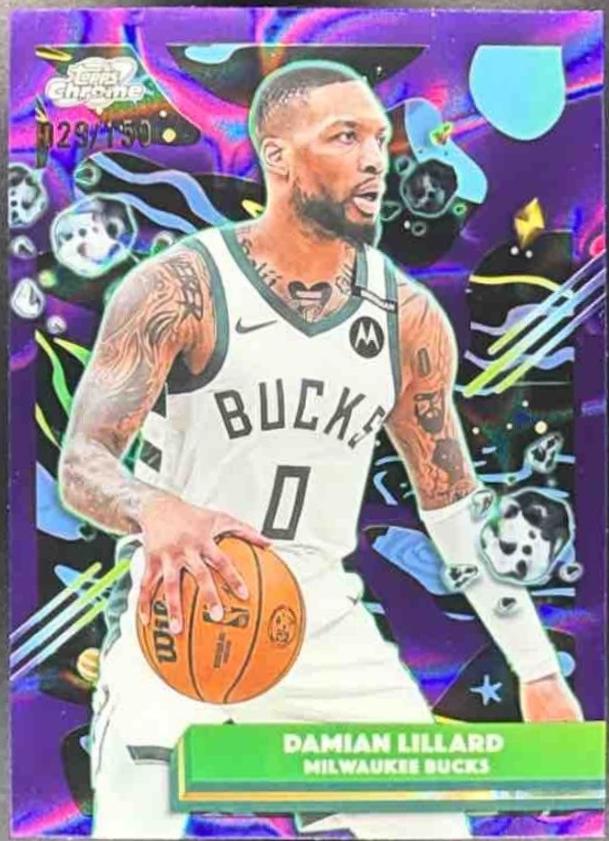 Damian Lillard [Purple Nebula Refractor] #129