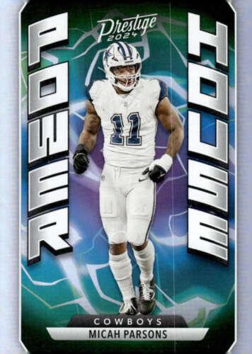 Micah Parsons #PH-MPS Football Cards 2024 Panini Prestige Power House