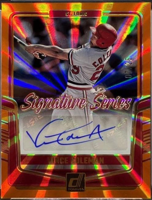 Vince Coleman [Orange Laser] #SS-VC