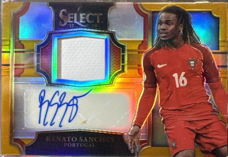 Renato Sanches #JA-RS Soccer Cards 2017 Panini Select Jersey Autographs