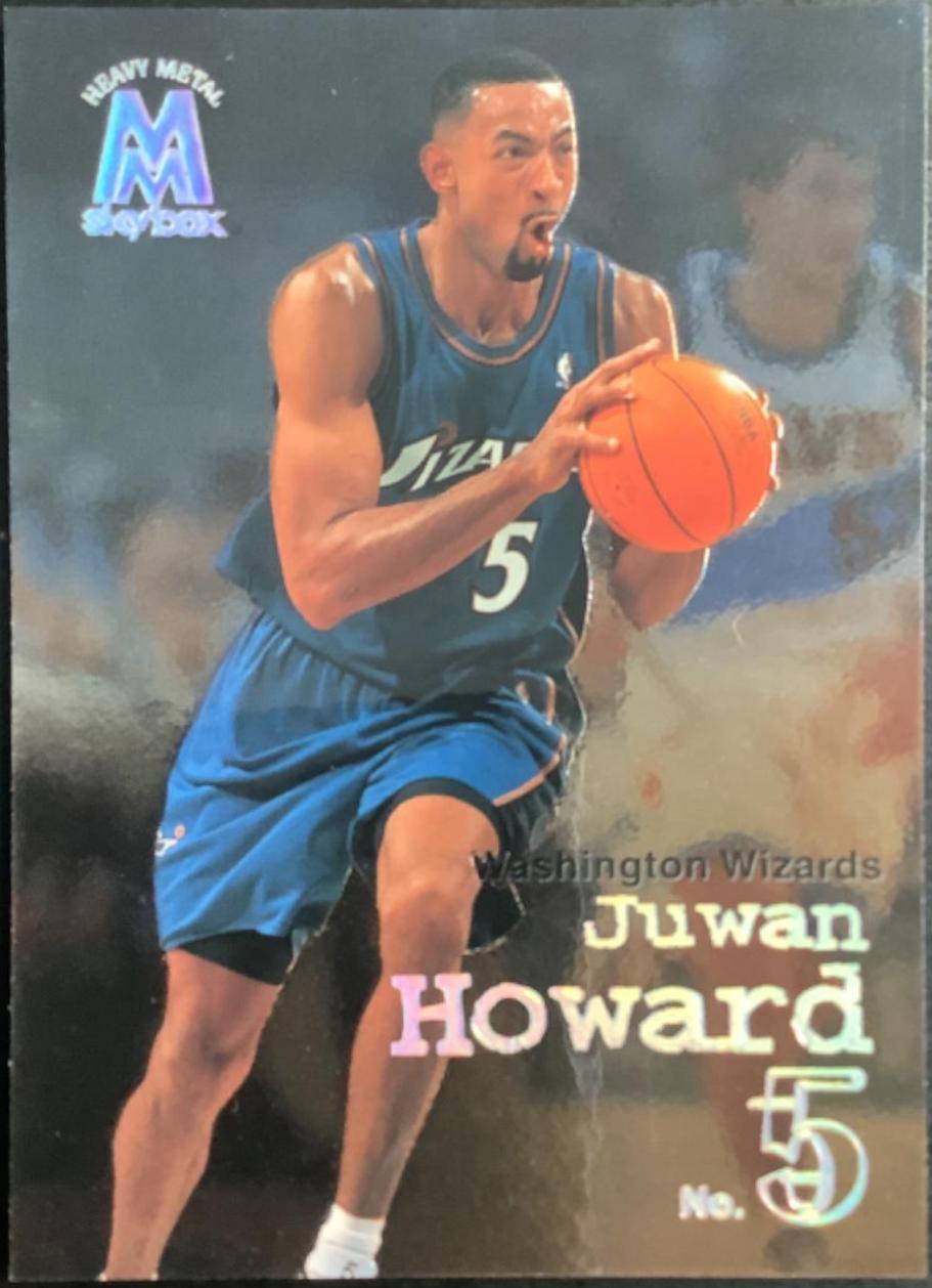 Juwan Howard #109 Basketball Cards 1999 Metal Heavy Metal