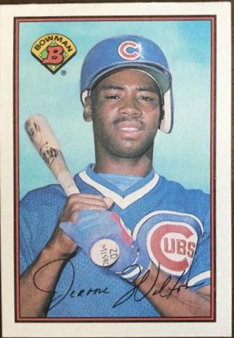 Jerome Walton #295 Baseball Cards 1989 Bowman