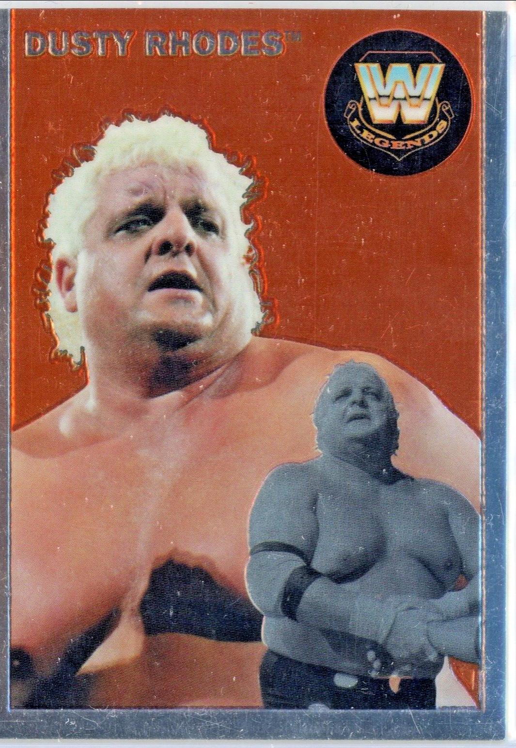 Dusty Rhodes #74 Wrestling Cards 2007 Topps Heritage II Chrome WWE