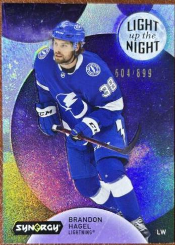 Brandon Hagel #LN-BH Hockey Cards 2022 Upper Deck Synergy Light Up The Night