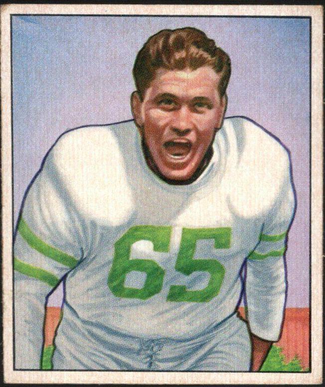 Cliff Patton #24 Football Cards 1950 Bowman