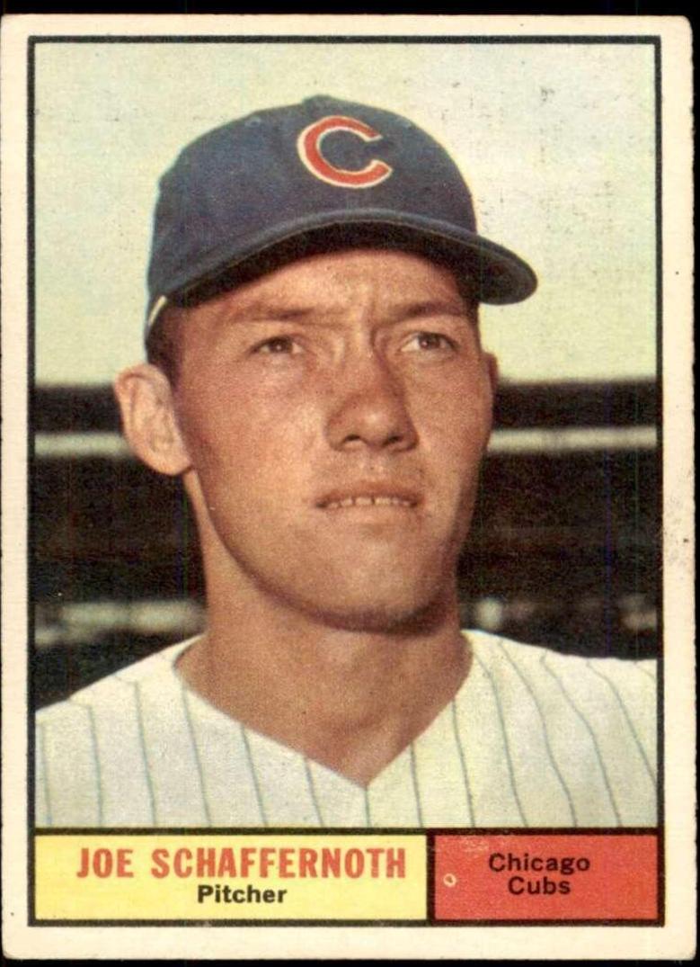 Joe Schaffernoth #58 Baseball Cards 1961 Topps