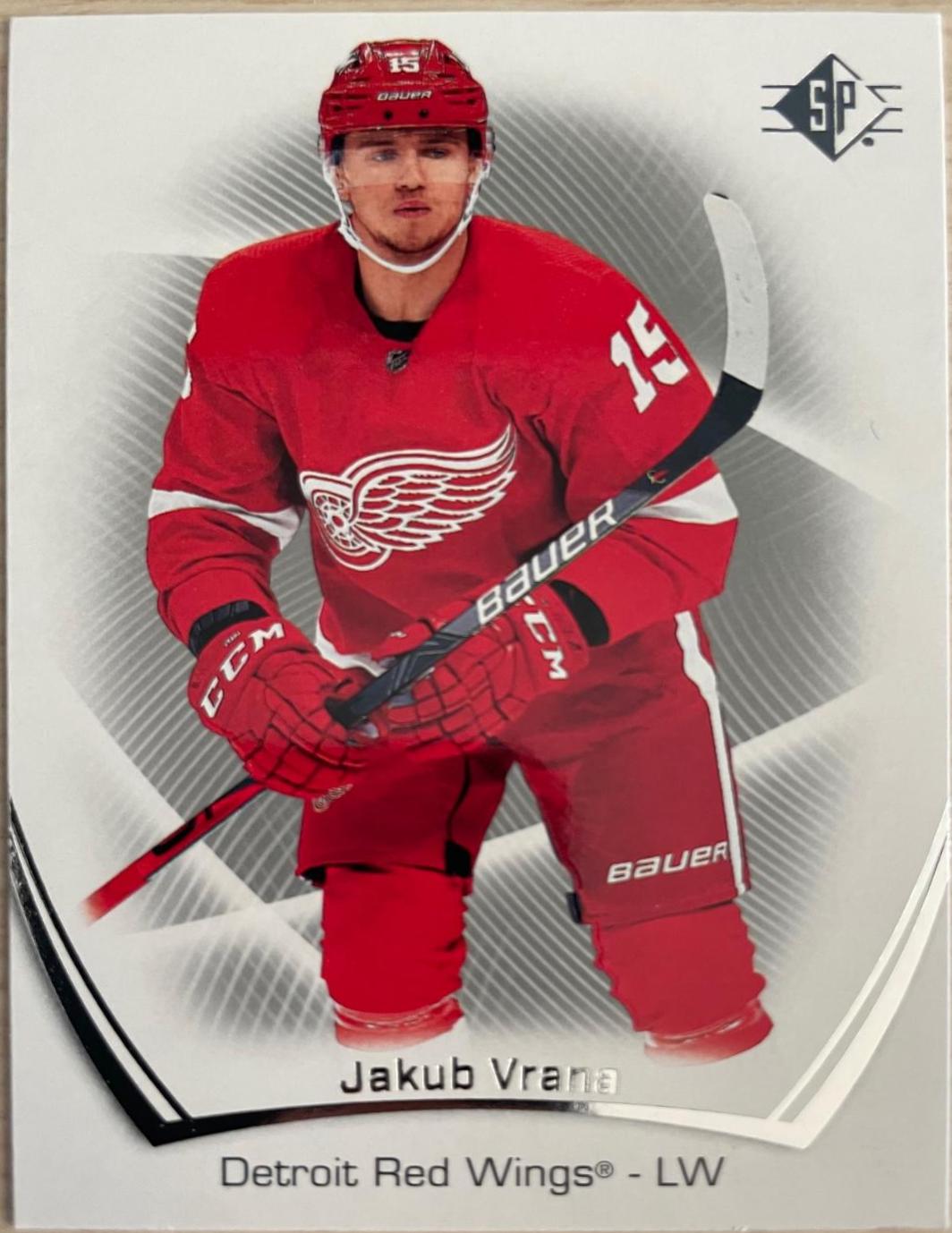 Jakub Vrana #13 Hockey Cards 2021 SP