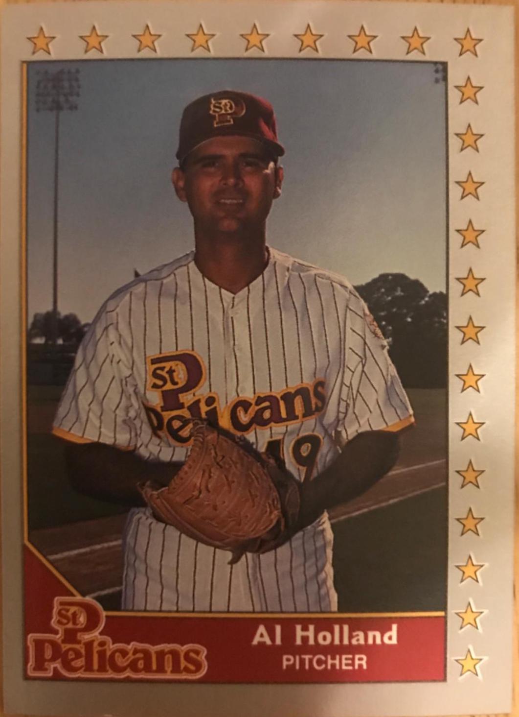 Al Holland #26 Baseball Cards 1990 Pacific Senior League