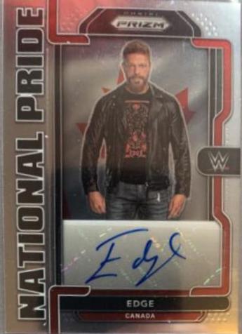 Edge #NP-EGE Wrestling Cards 2022 Panini Chronicles WWE National Pride Signatures