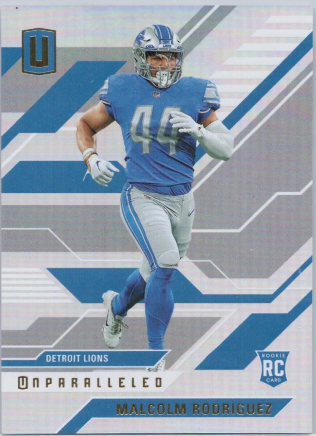 Malcolm Rodriguez #UNP-37 2022 Panini Chronicles Football Unparalleled
