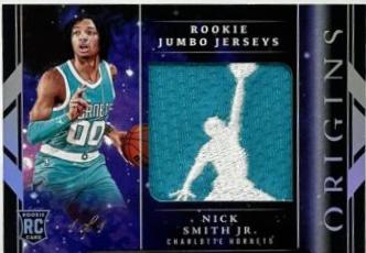 Nick Smith Jr. #RJJ-NSJ Basketball Cards 2023 Panini Origins Rookie Jumbo Jersey