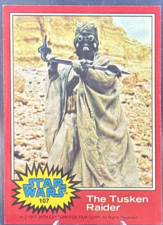 The Tusken Raider #107 1977 Topps Star Wars
