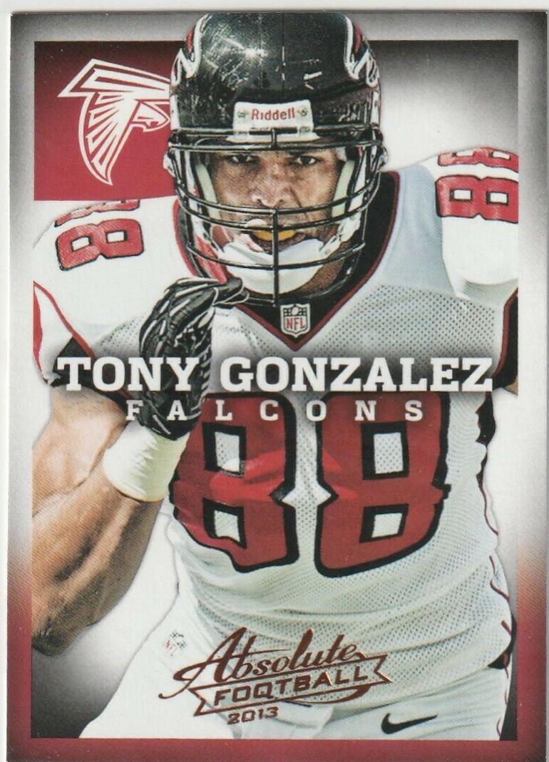 Tony Gonzalez #7 Football Cards 2013 Panini Absolute