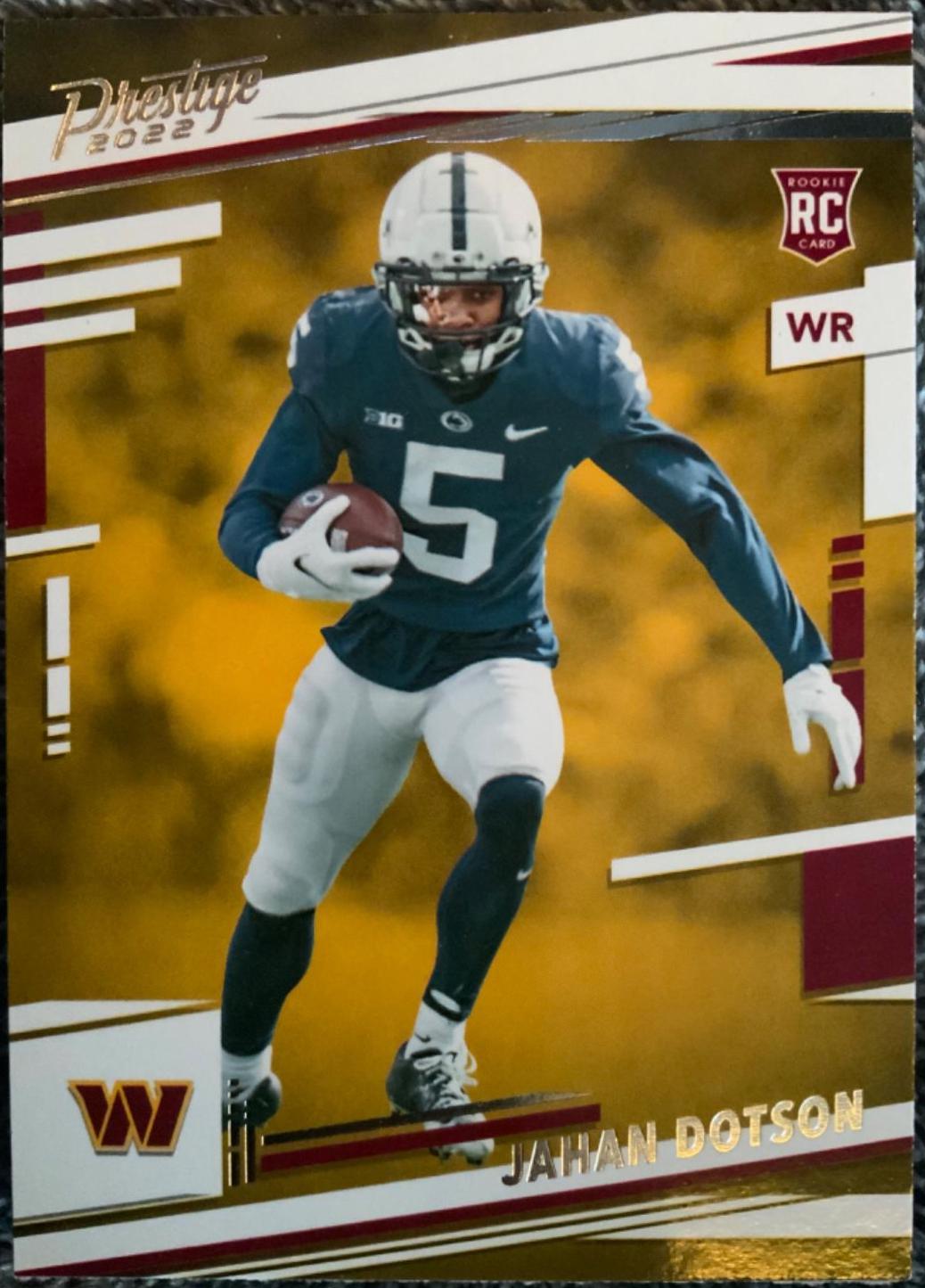Jahan Dotson #315 Football Cards 2022 Panini Prestige