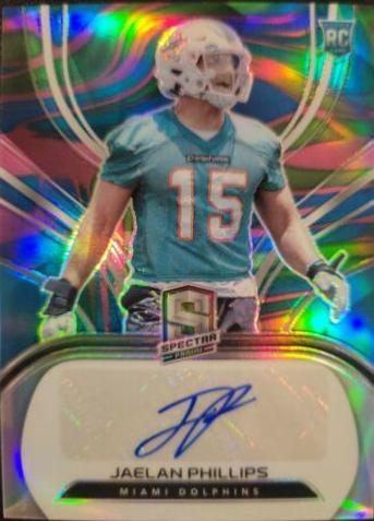 Jaelan Phillips [Autograph Neon Marble] #258