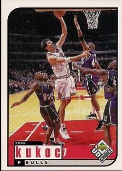 Tony Kukoc #18 Basketball Cards 1998 UD Choice