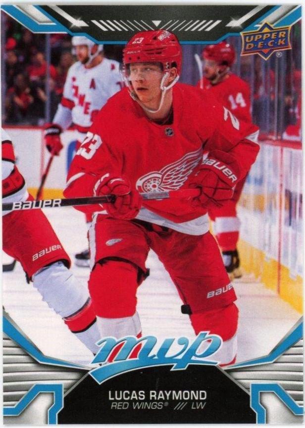 Lucas Raymond #1 Hockey Cards 2022 Upper Deck MVP