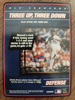 Three up, three down