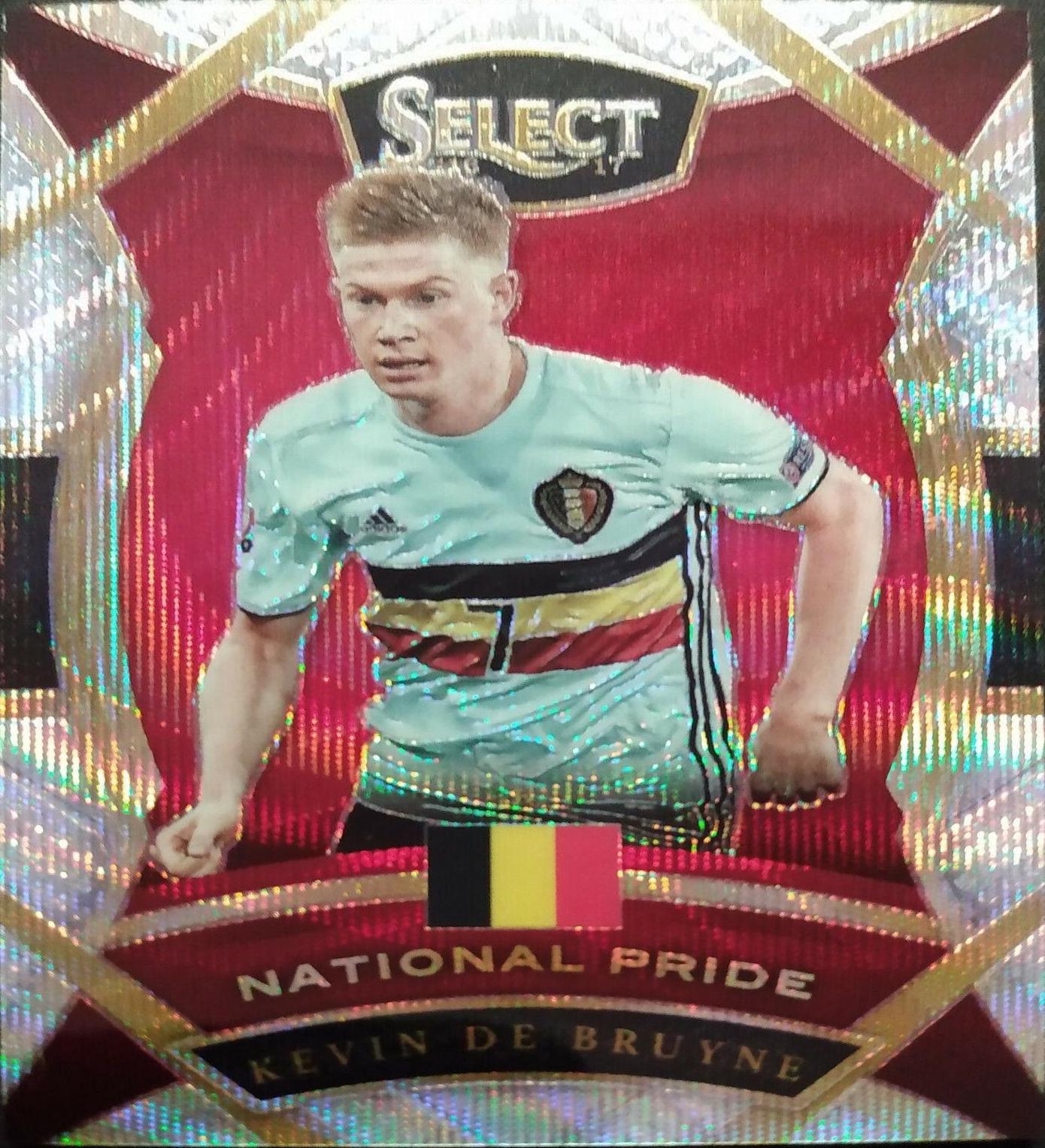 Kevin De Bruyne #6 Soccer Cards 2016 Panini Select National Pride