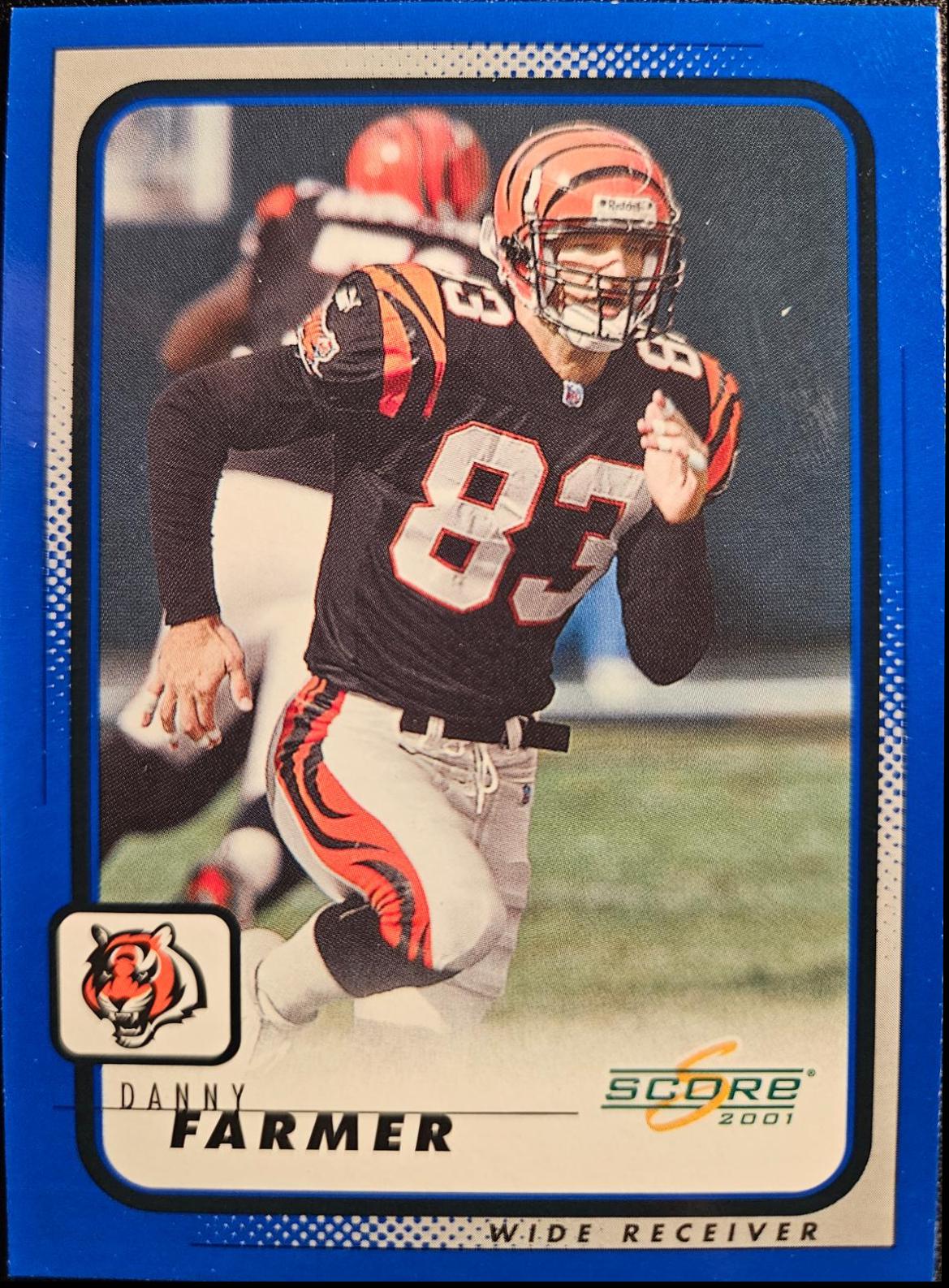 Danny Farmer #43 Football Cards 2001 Panini Score
