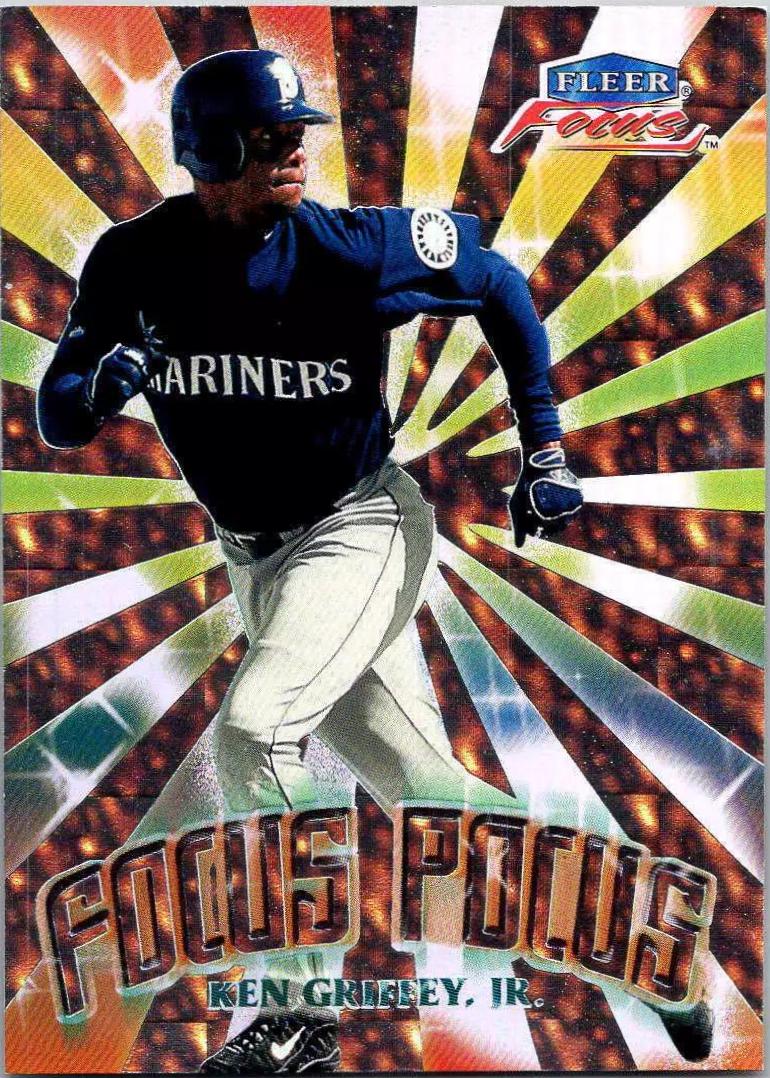 Ken Griffey Jr #8 Baseball Cards 2000 Fleer Focus Pocus
