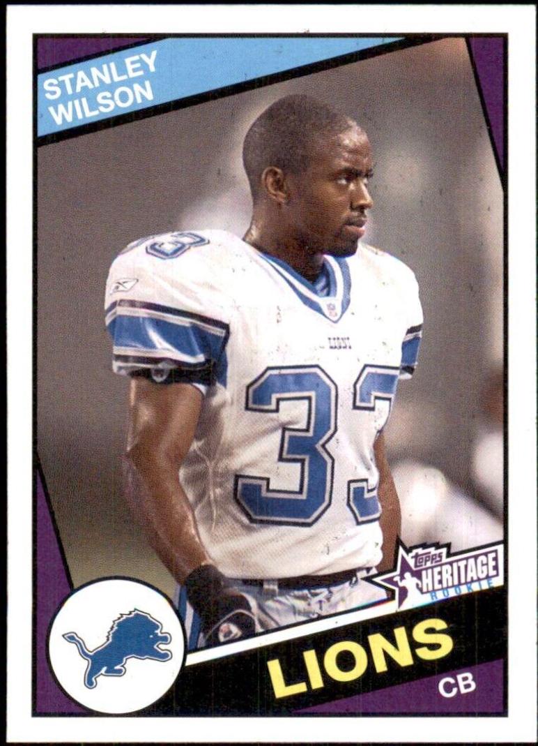Stanley Wilson #291 Football Cards 2005 Topps Heritage