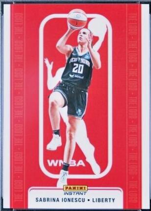 Sabrina Ionescu #TL-8 Basketball Cards 2024 Panini Instant WNBA The Logo