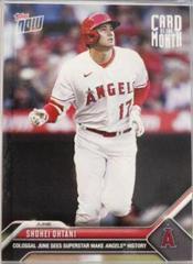 Shohei Ohtani #M-JUN Baseball Cards 2023 Topps Now Card of the Month Prices