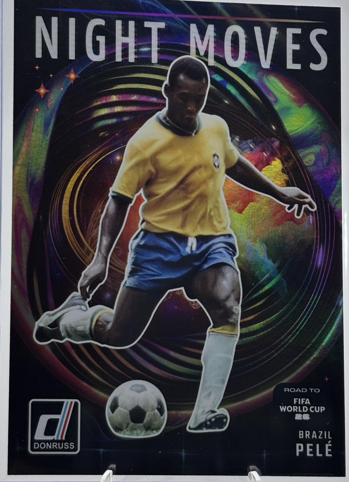 Pele #20 2025 Panini Donruss Road To FIFA Night Moves