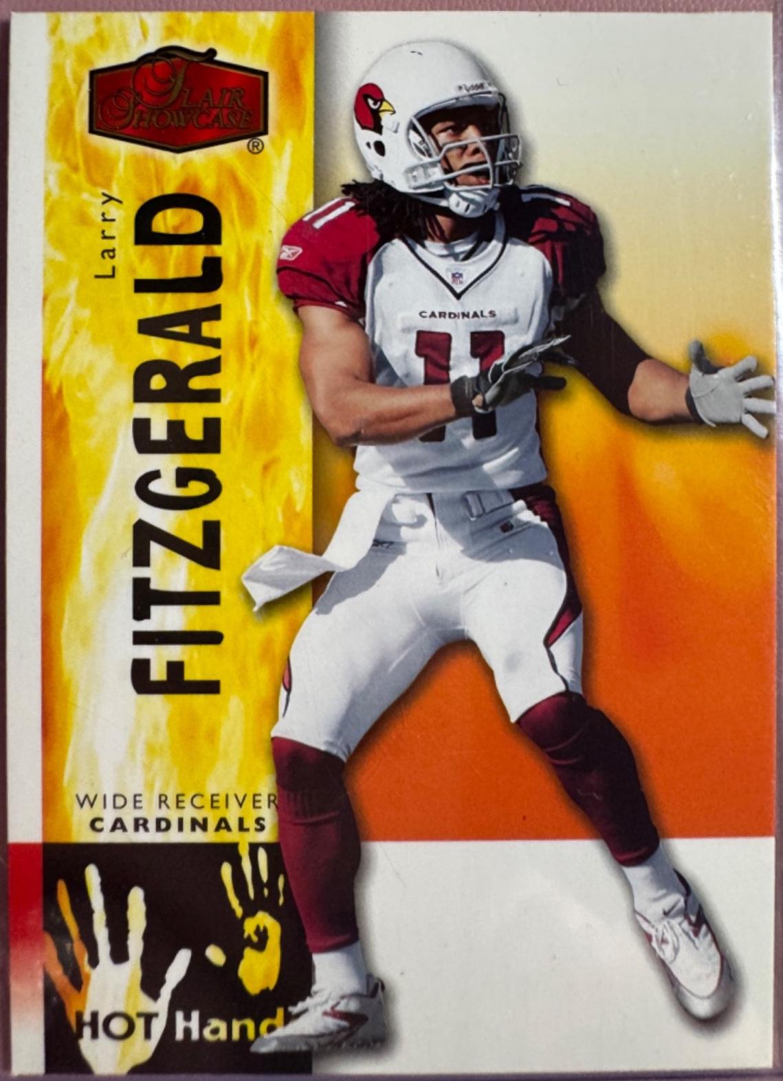 Larry Fitzgerald #HH15 2006 Flair Showcase Hot Hands Football
