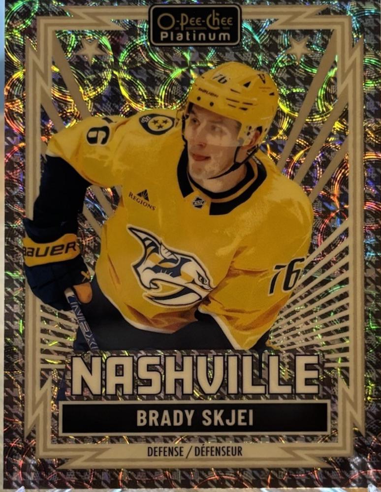 Brady Skjei #R-38 2025 O Pee Chee Platinum Retro Red Autograph Hockey