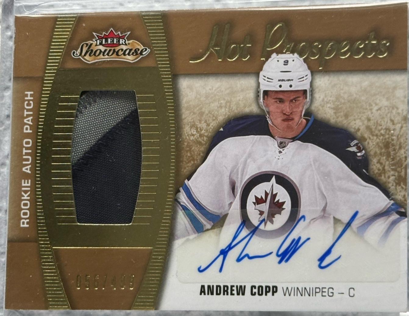 Andrew Copp #155 2015 Fleer Showcase Hockey