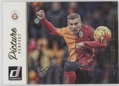 Lukas Podolski #2 Soccer Cards 2016 Panini Donruss Picture Perfect
