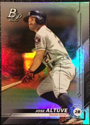 Jose Altuve #5 Baseball Cards 2019 Bowman Platinum