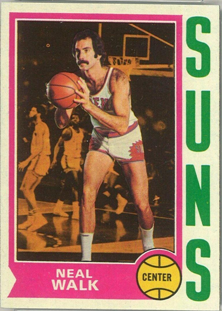Neal Walk #17 Basketball Cards 1974 Topps