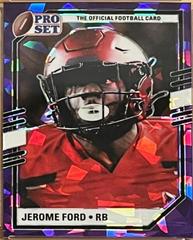 Jerome Ford [Crystal Purple] #PA-JF1 Football Cards 2022 Pro Set Metal Prices