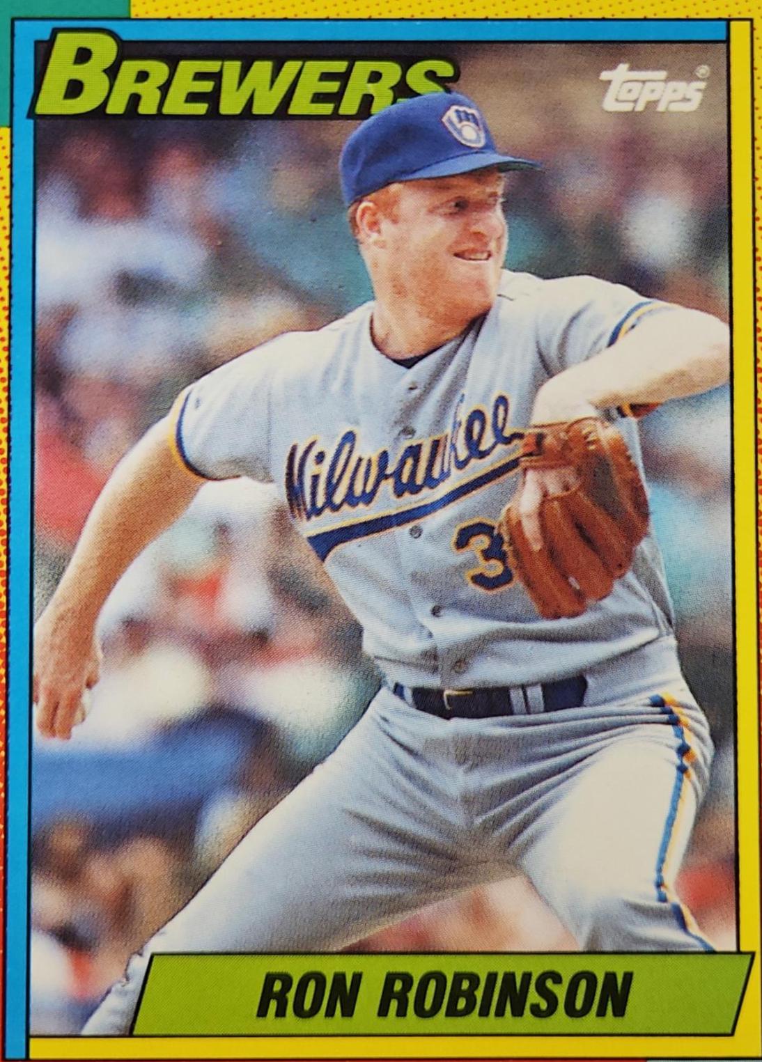 Ron Robinson #104T Baseball Cards 1990 Topps Traded Tiffany