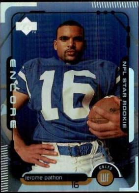 Jerome Pathon #15 Football Cards 1998 Upper Deck Encore