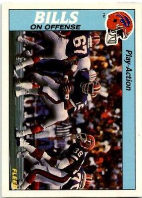 Play Action Offense #3 Football Cards 1988 Fleer Team Action