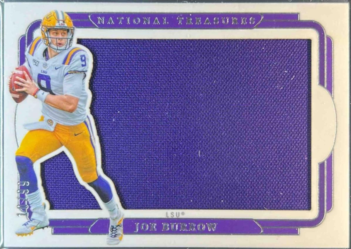 Joe Burrow #8 2025 Panini National Treasures Collegiate Football Silhouettes