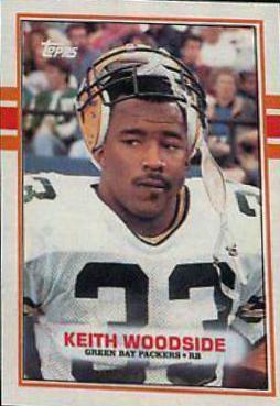 Keith Woodside #375 Football Cards 1989 Topps
