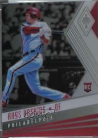 Rhys Hoskins #5 Baseball Cards 2018 Panini Chronicles Phoenix