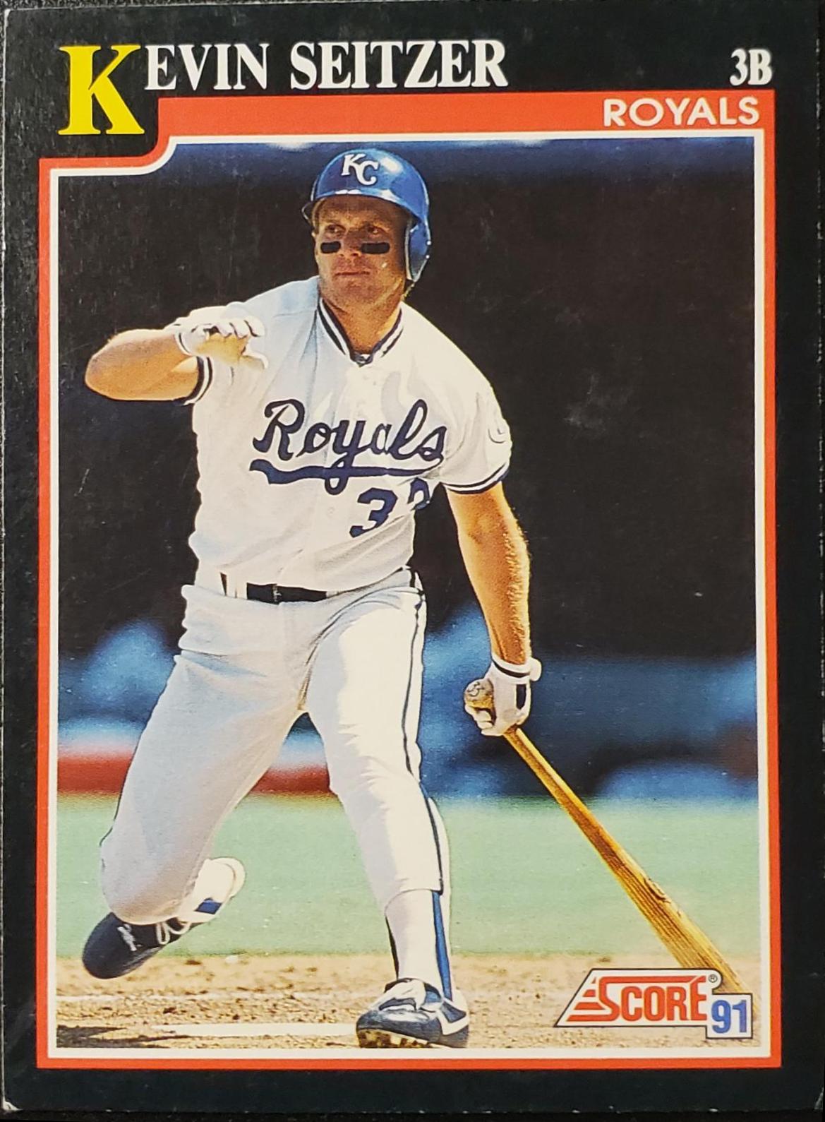 Kevin Seitzer #279 Baseball Cards 1991 Score