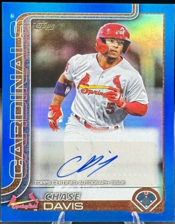 Chase Davis [Blue Autograph] #PD-154