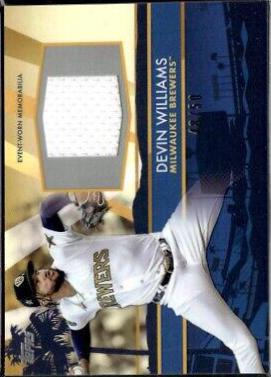 Devin Williams #ASSC-DW Baseball Cards 2022 Topps Update All Star Stitches Relics