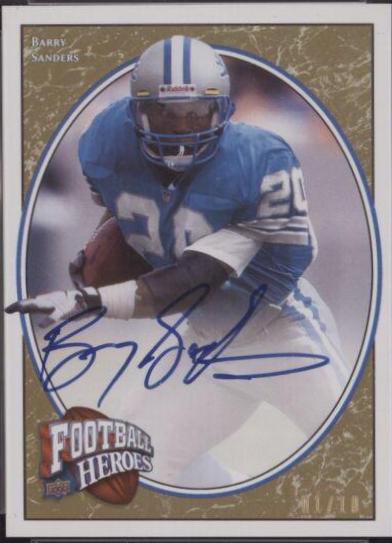 Barry Sanders [Autograph Gold] #201