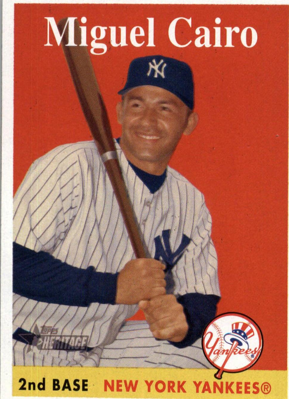 Miguel Cairo #101 Baseball Cards 2007 Topps Heritage
