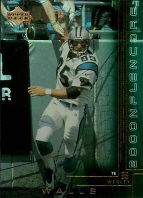 Wesley Walls #37 Football Cards 2000 Upper Deck Encore